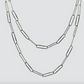 Paper Clip Handmade Chain Necklace