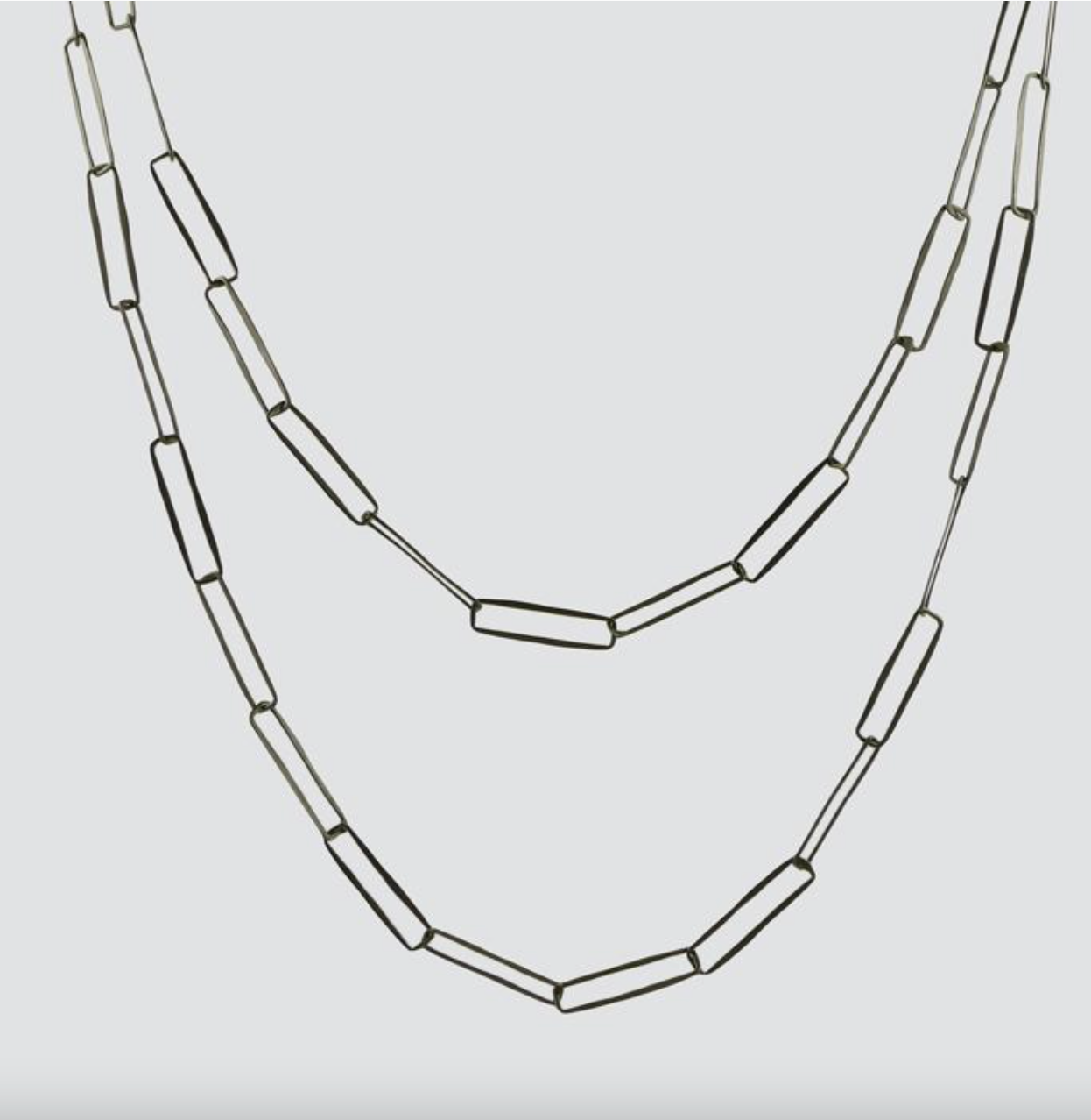 Paper Clip Handmade Chain Necklace