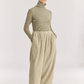 Corduroy Wide Pants, Ivory