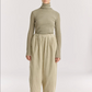 Corduroy Wide Pants, Ivory