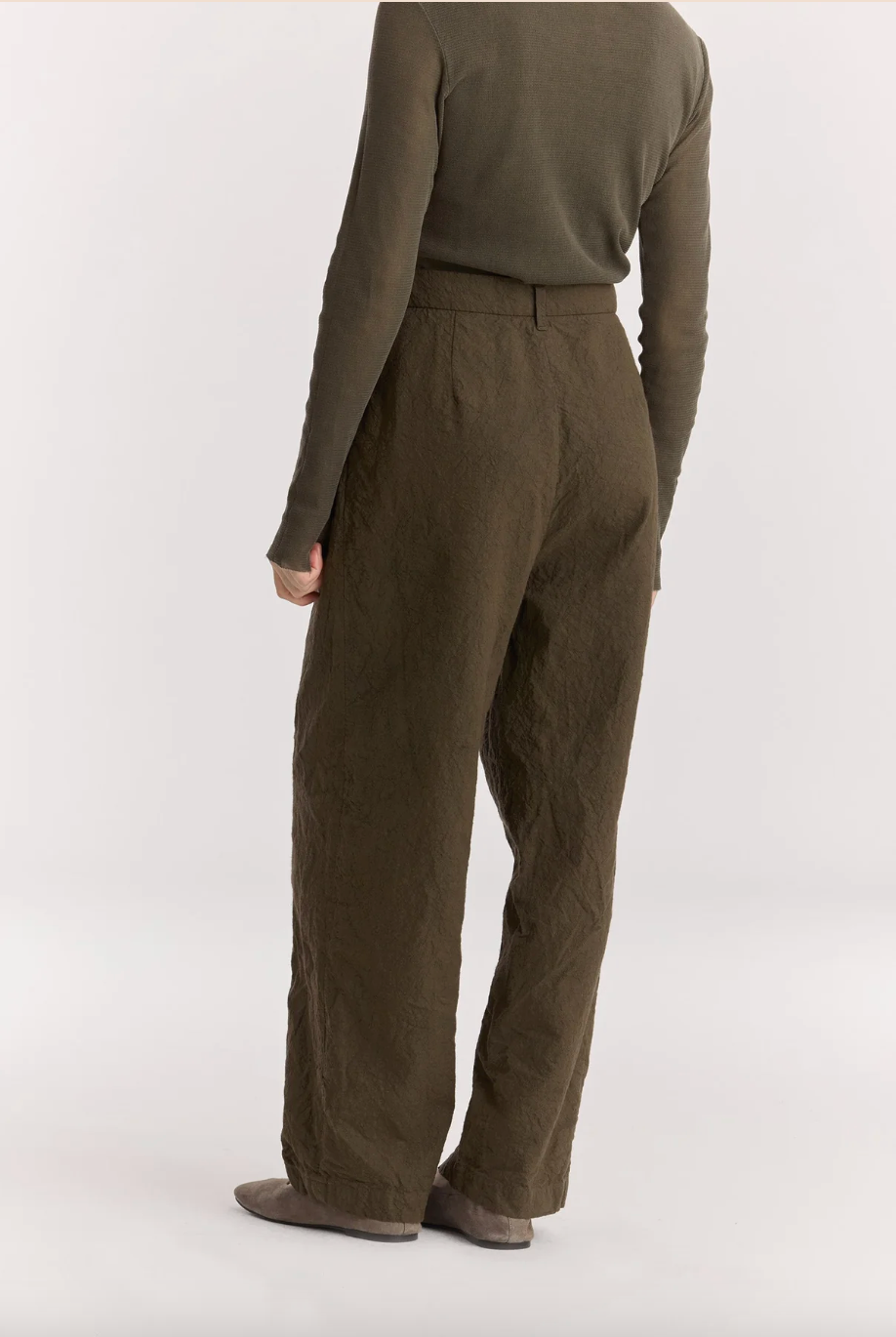 Crinkled Trousers, Charcoal