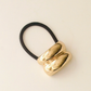 Mini Double Arch Gold Metal Ponytail Hair Tie