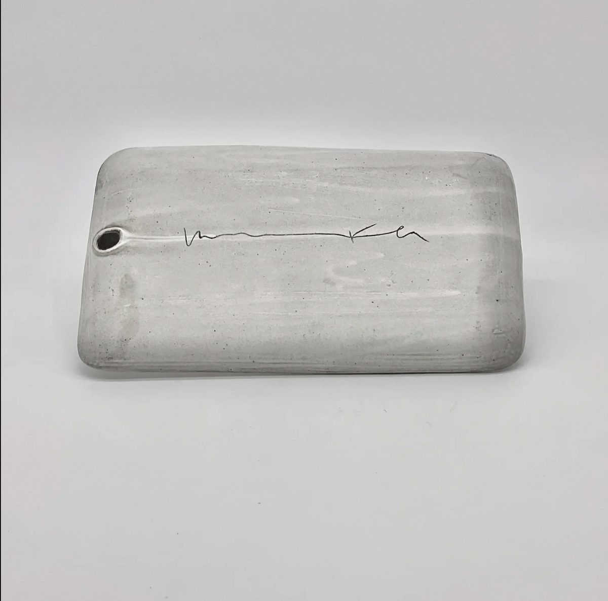 Small Rectangle Plate, White
