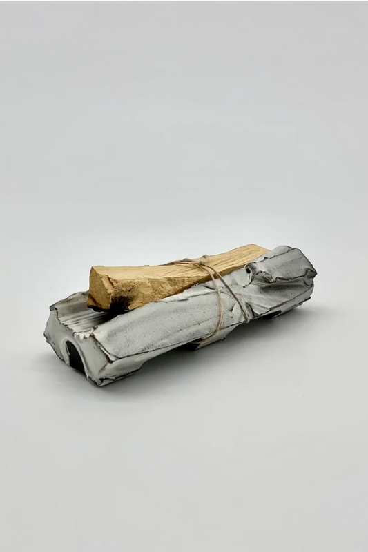 Palo Santo Burner, White