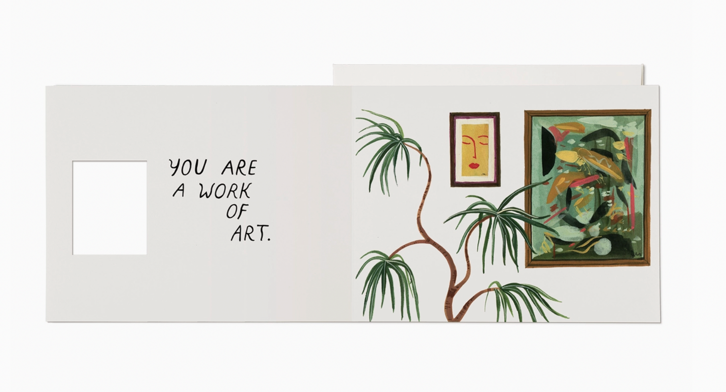 Work of Art Love card