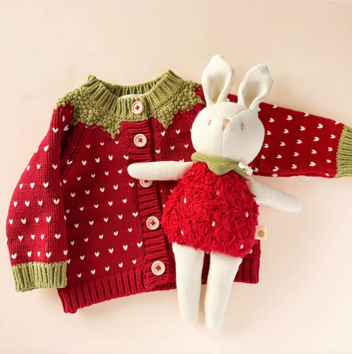 Strawberry Cardigan, Cottton