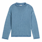 Lamis Washed Cotton Sweater, Denim