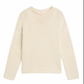 Lamis Washed Cotton Sweater, Off White