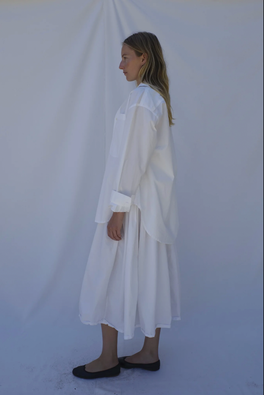Hollis Oversized Button Down, Salt