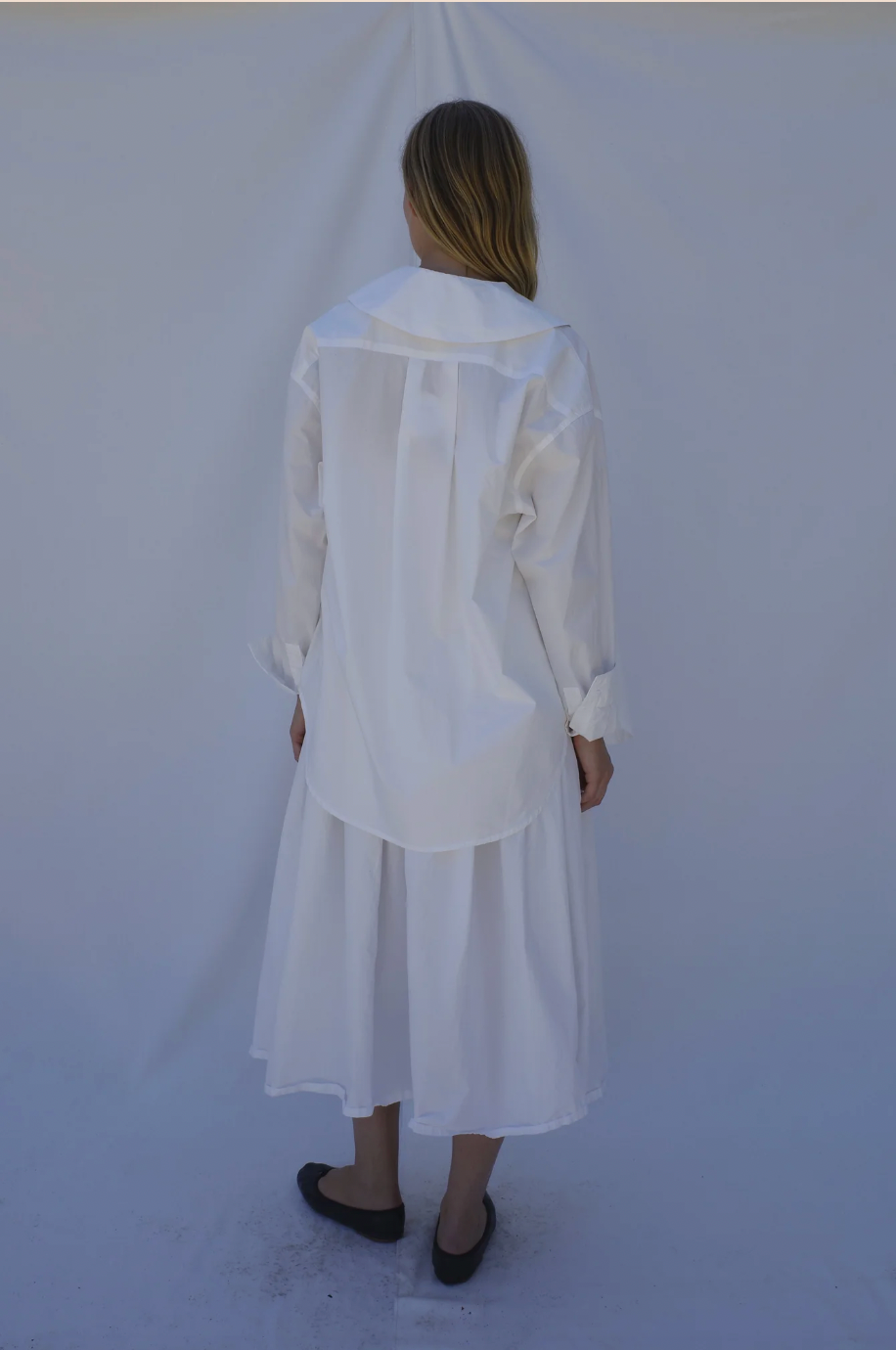 Hollis Oversized Button Down, Salt
