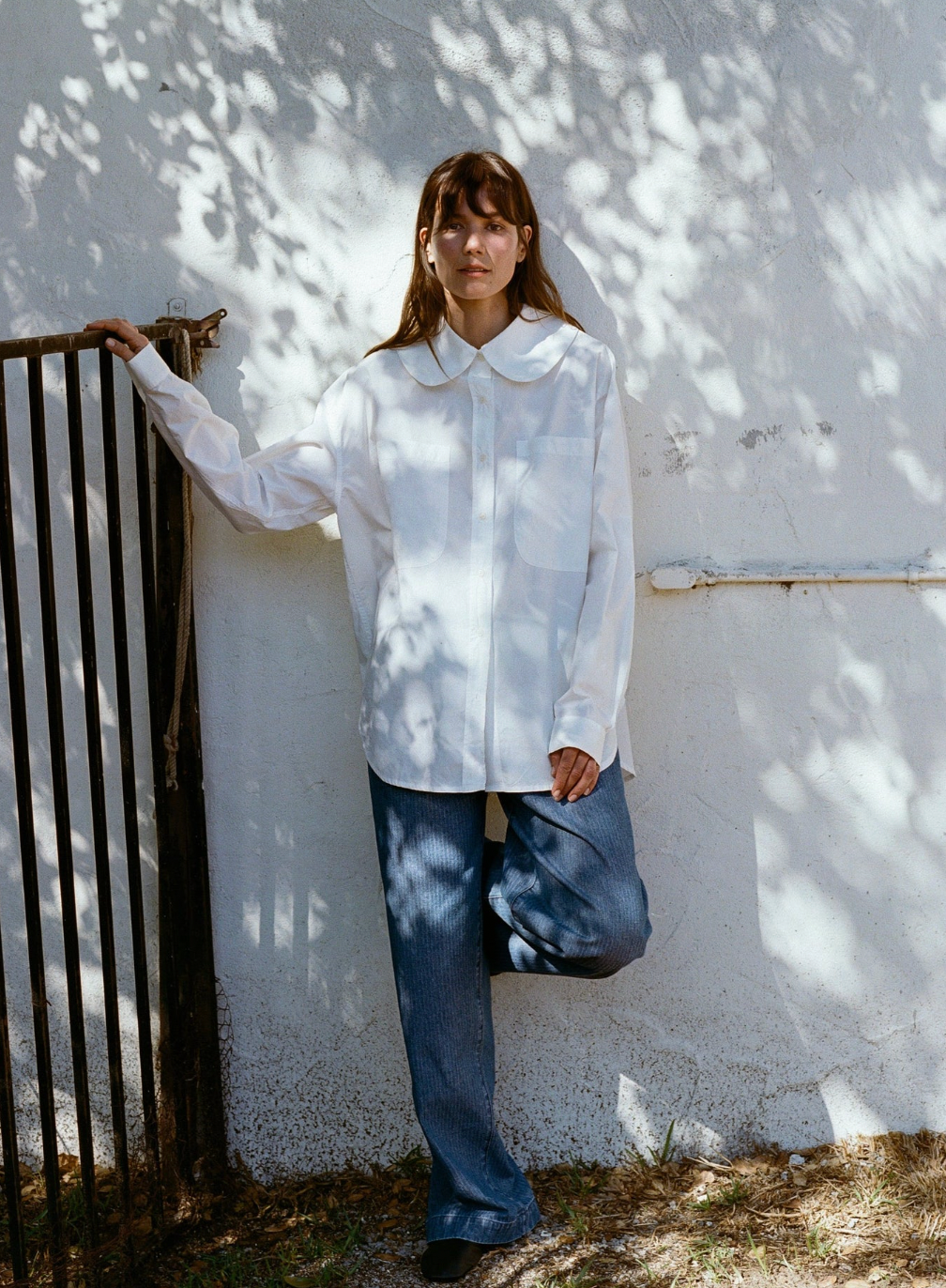 Hollis Oversized Button Down, Salt