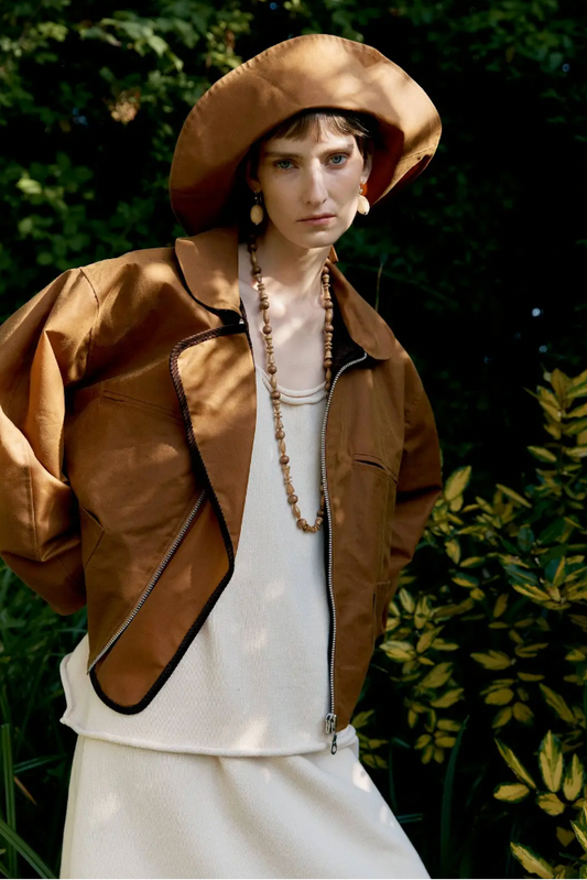 Oilskin Flying Jacket, Gold