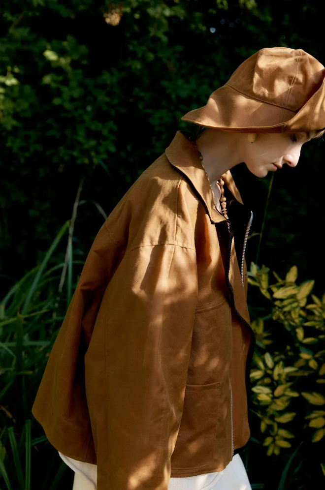 Oilskin Flying Jacket, Gold