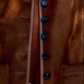 Hair on Hide Leather Ada Jacket, Chestnut