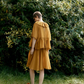 Delilah Frill Top, Mustard