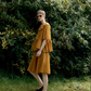 Delilah Frill Top, Mustard