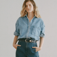 Denim Overshirt, Superwash
