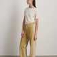 Charlot Split Hem Jean, Palomino Suede/Khaki
