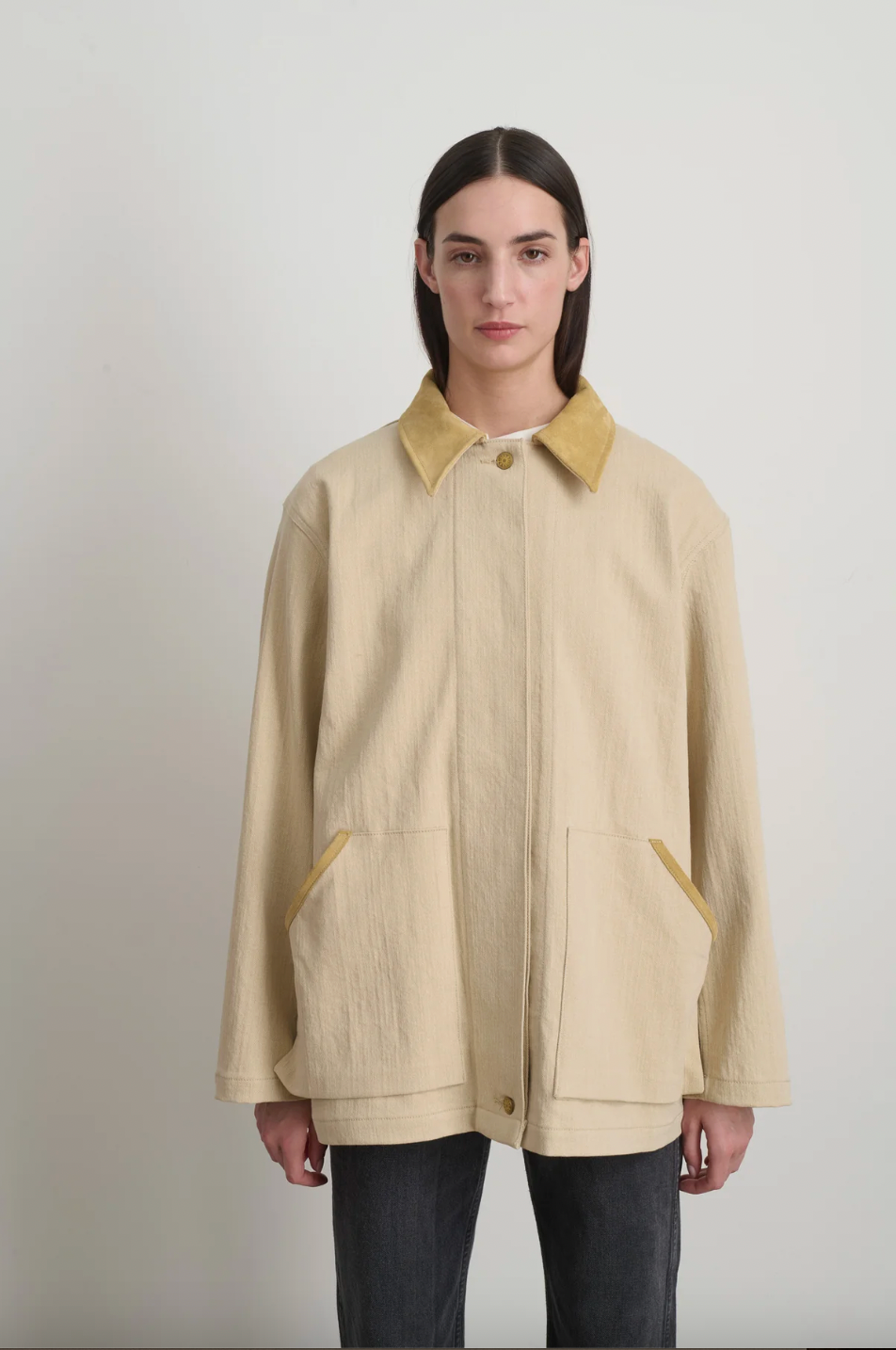 Workwear Jacket, Palomino/Khaki Suede