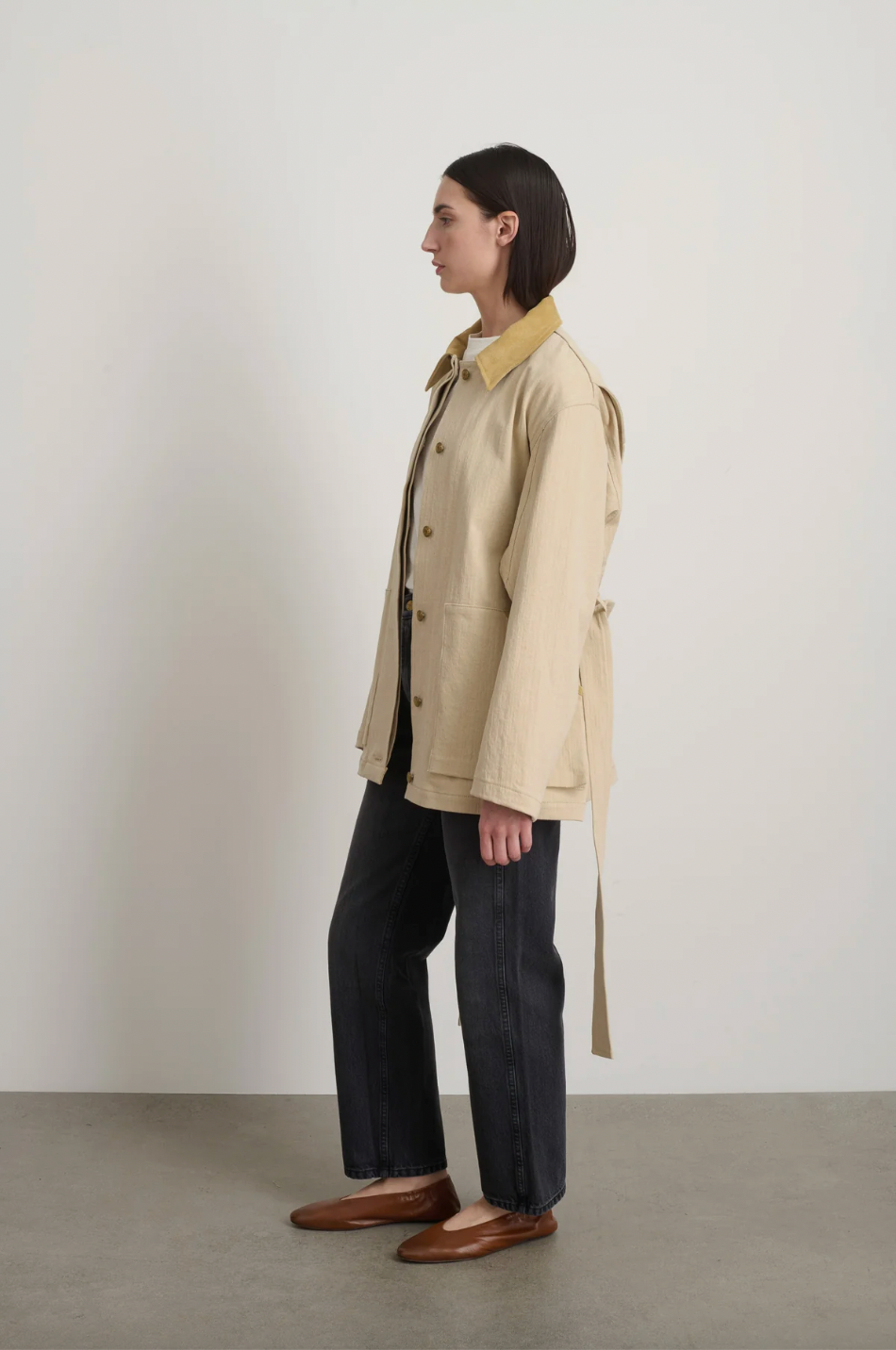 Workwear Jacket, Palomino/Khaki Suede