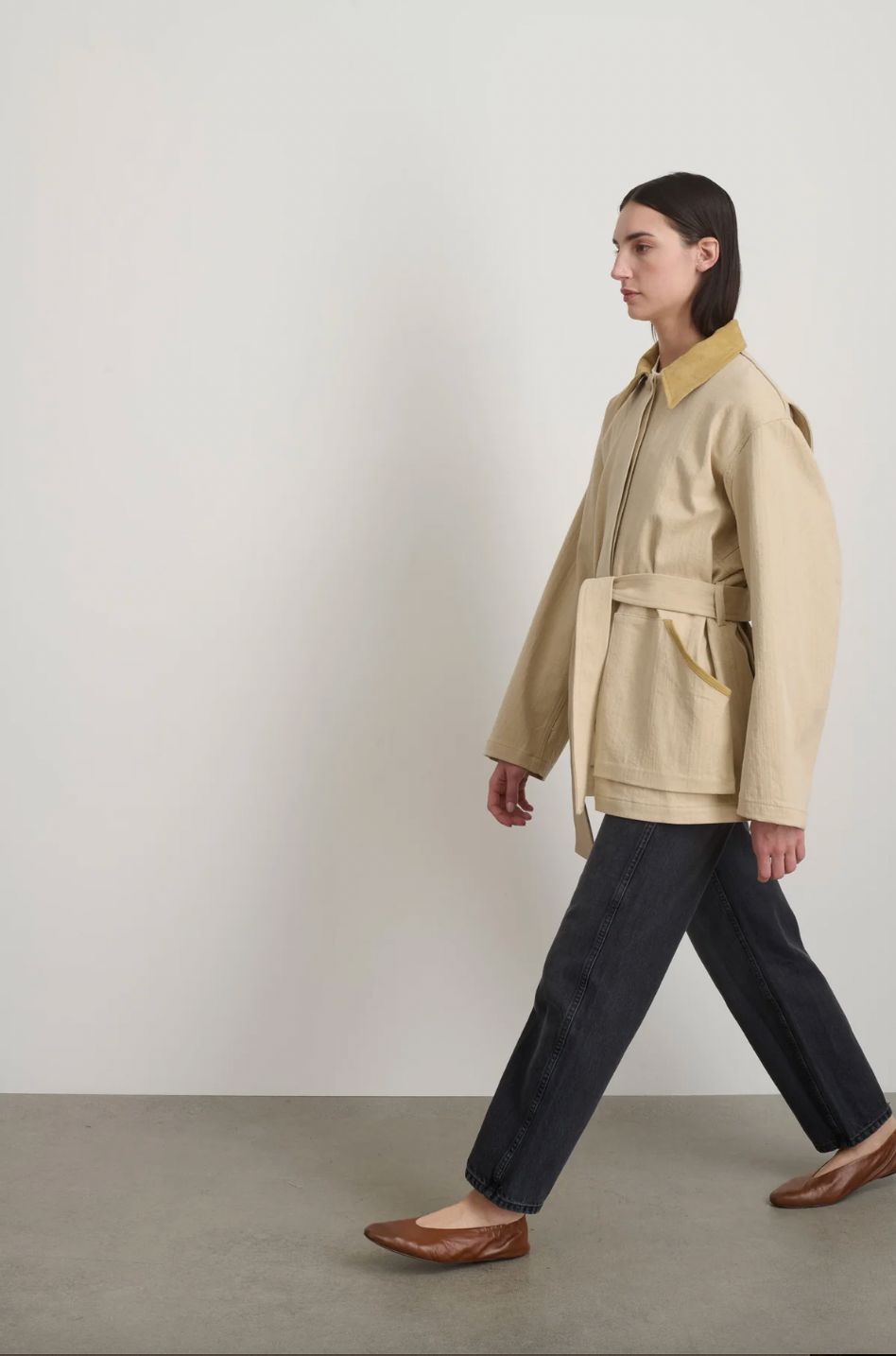 Workwear Jacket, Palomino/Khaki Suede