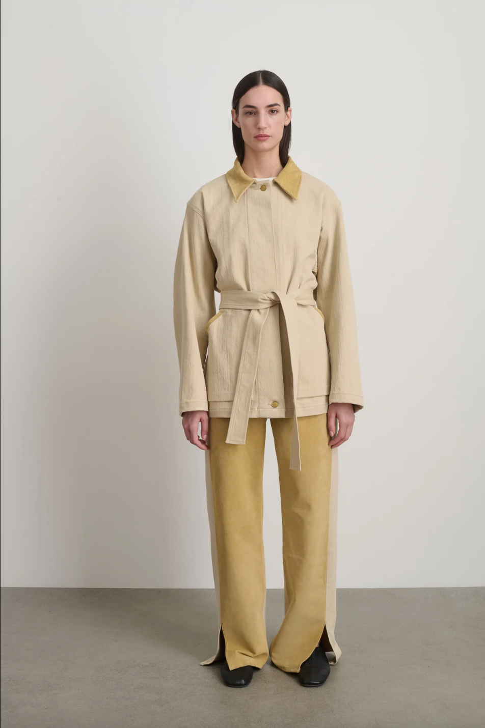 Workwear Jacket, Palomino/Khaki Suede