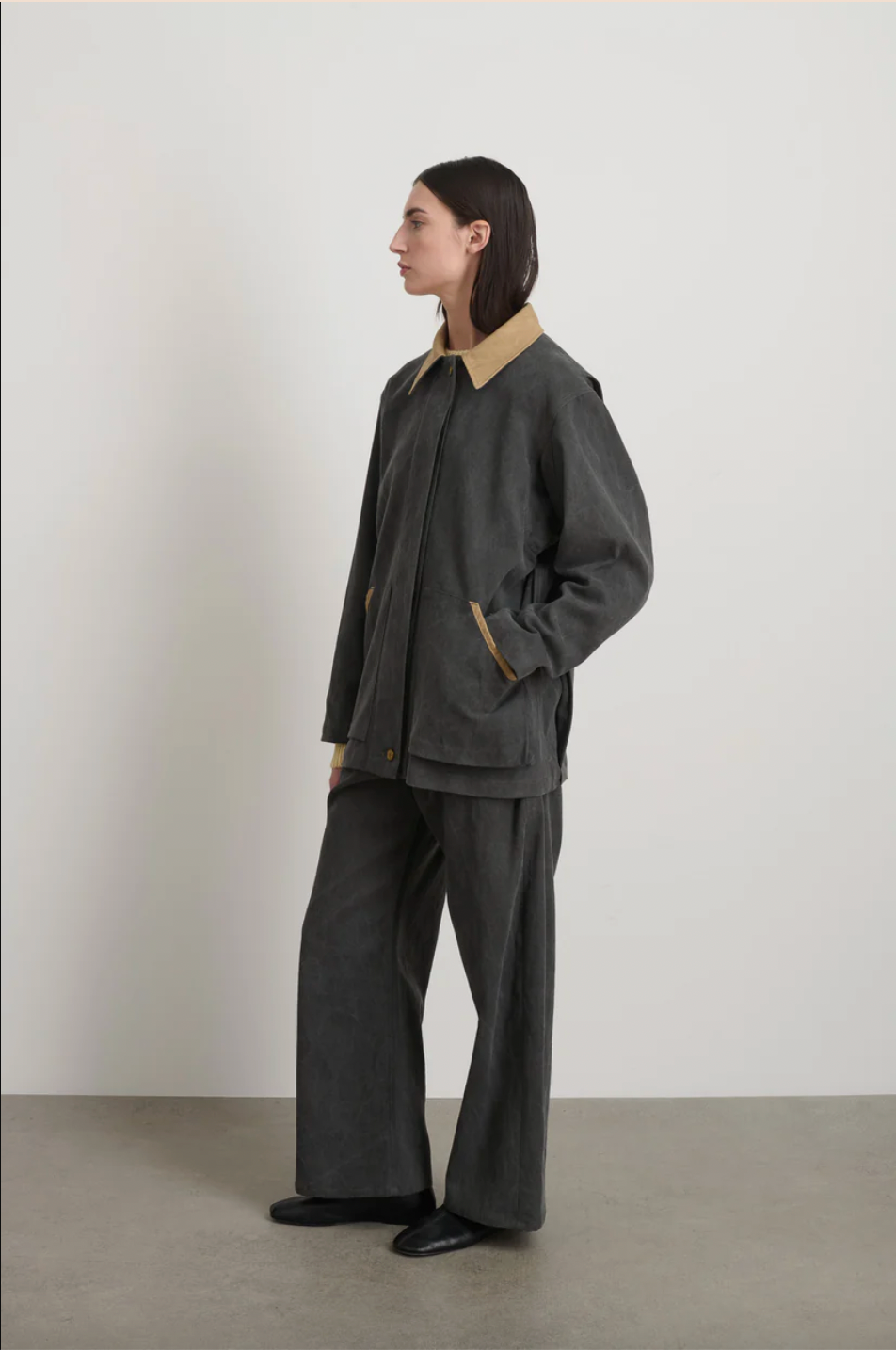 Workwear Jacket, Washed Black