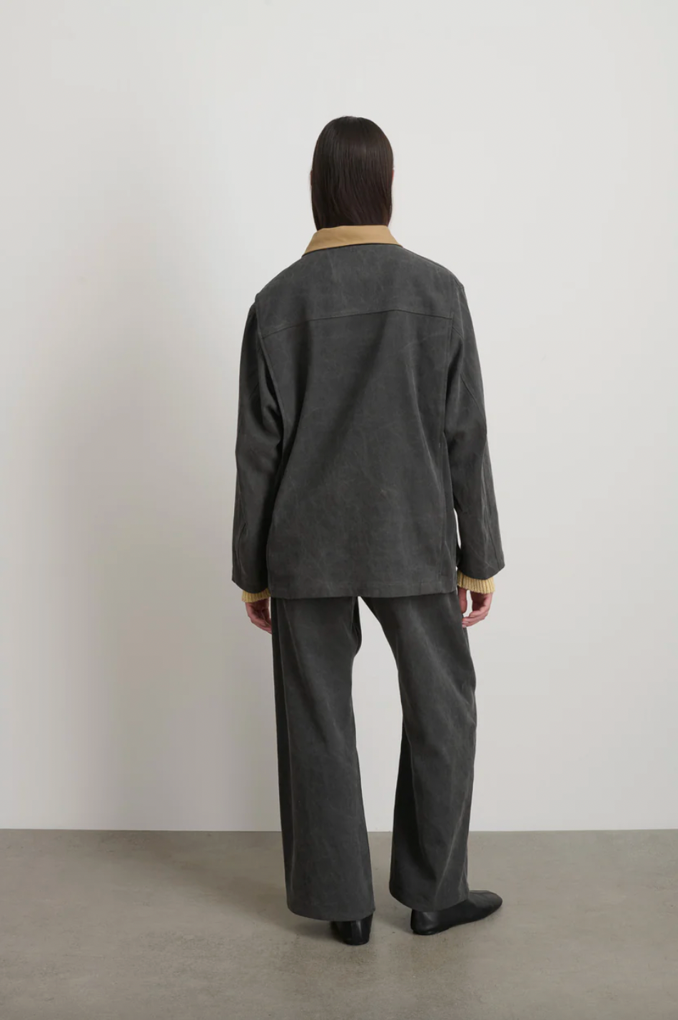 Workwear Jacket, Washed Black