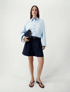 Oversized Shirt, Light Blue