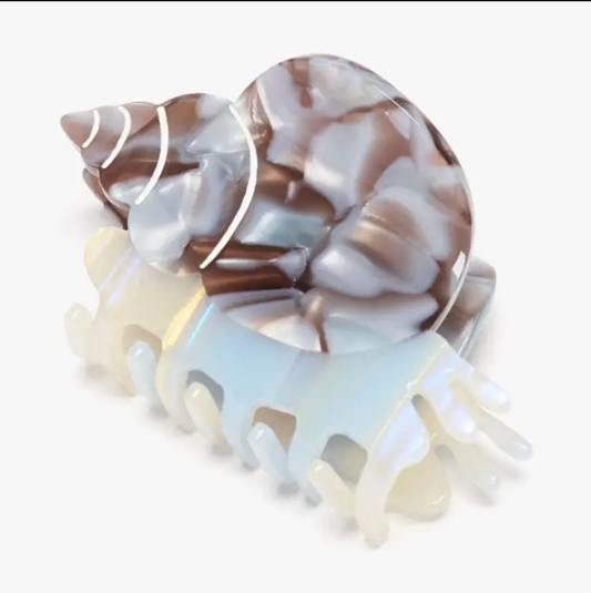 Blue Whelk Sea Shell Claw Clip