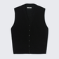 Oversize Waistcoat, Black