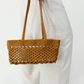 Wooden Beads Mini Bag, Ochre