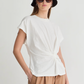 Volta Twist Top, Cream
