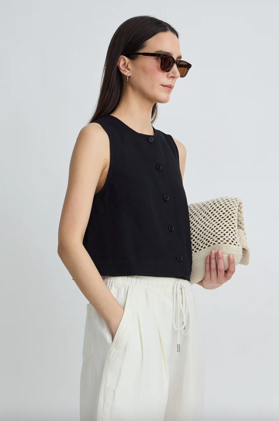Godet Tank, Black