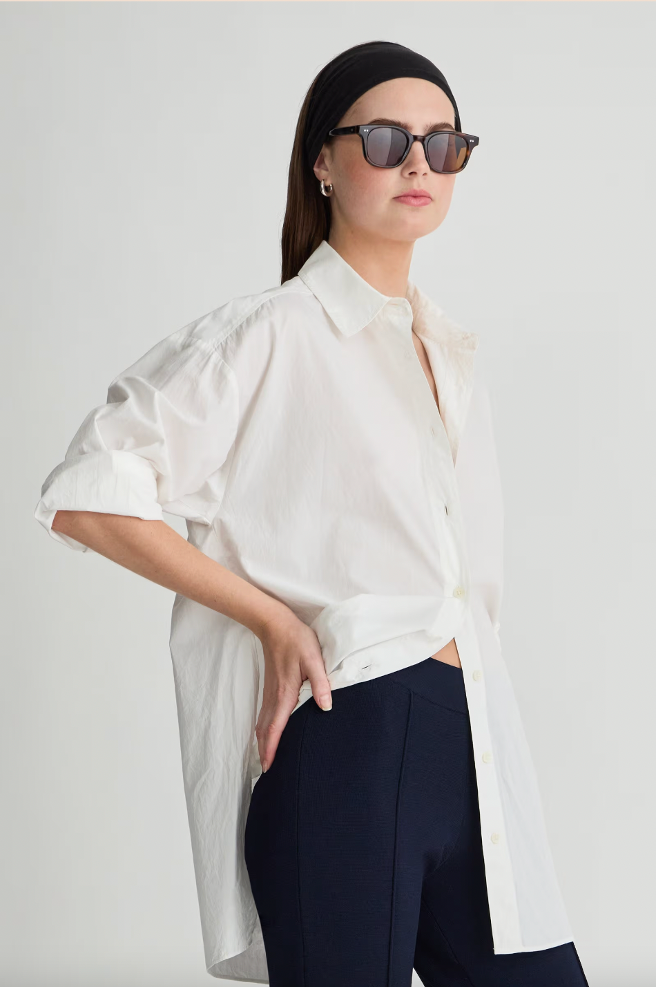 Isolde Button Down, Cream