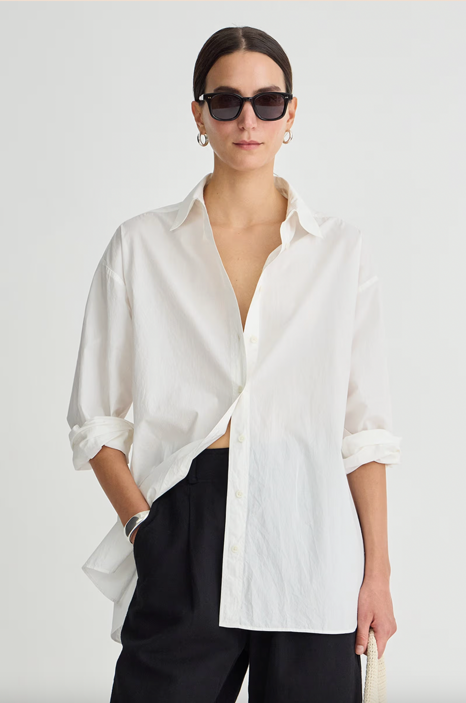 Isolde Button Down, Cream