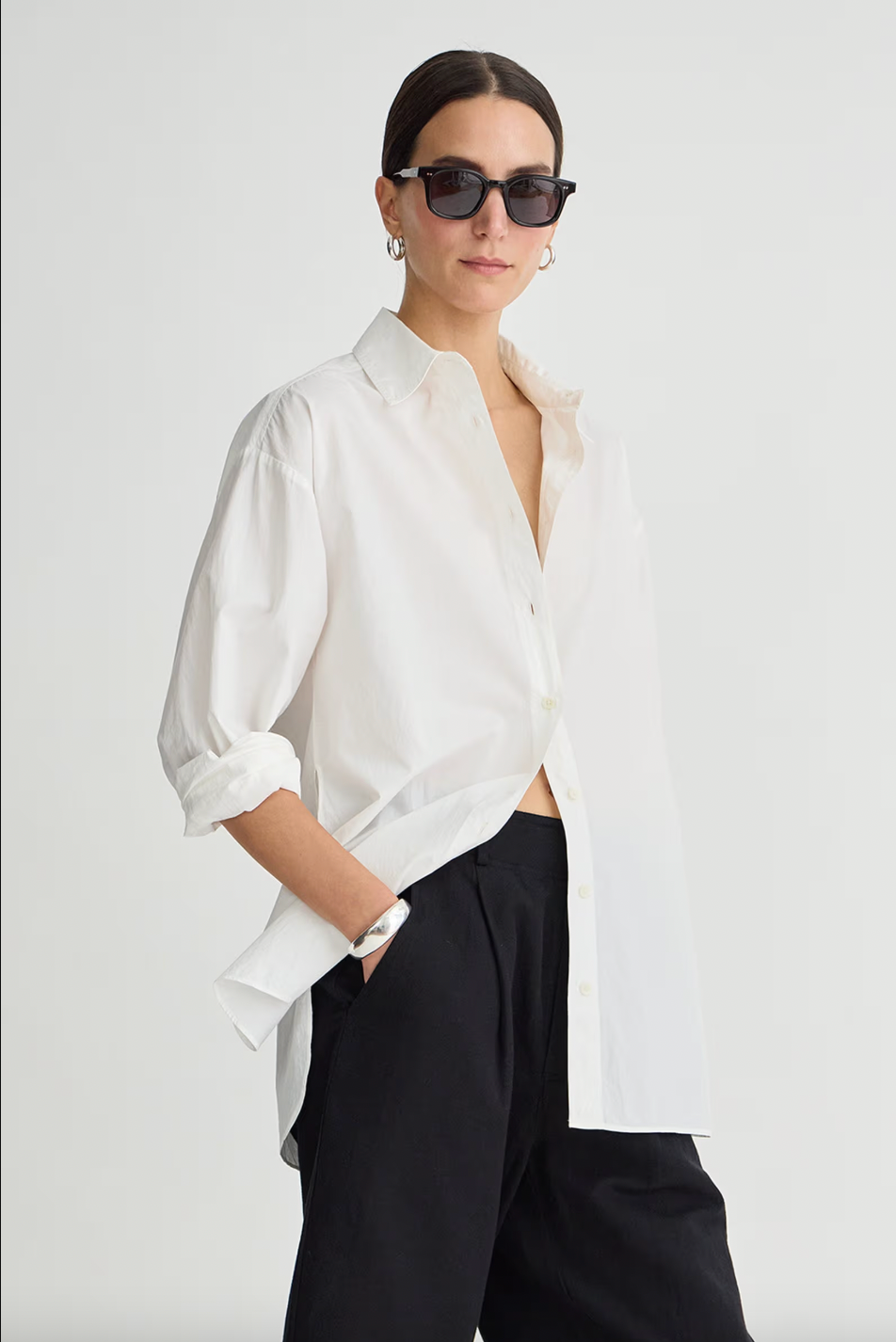 Isolde Button Down, Cream