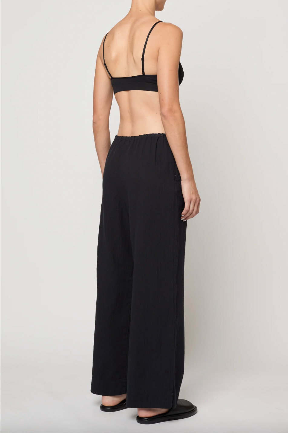 Drawstring Pant, Black