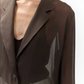 GIACCA CHIFFON CHOCO