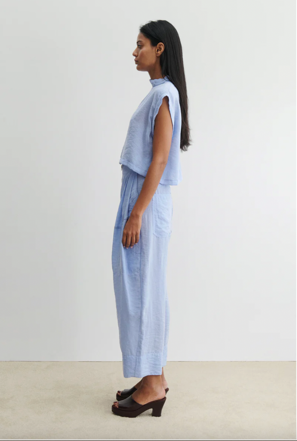 Bacchus Top, Light Blue