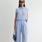 Bacchus Top, Light Blue
