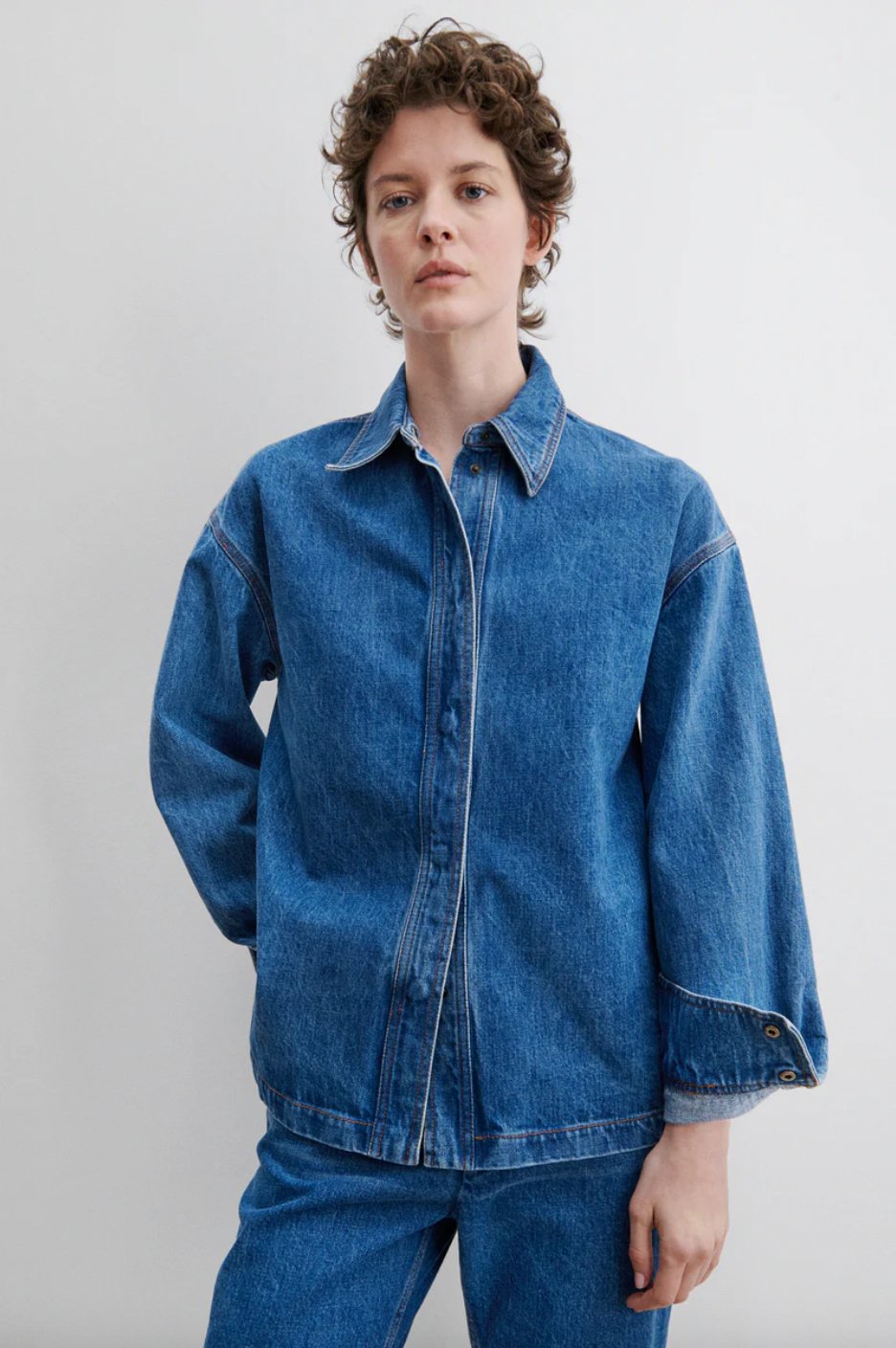 Wade Shirt, Cool Indigo