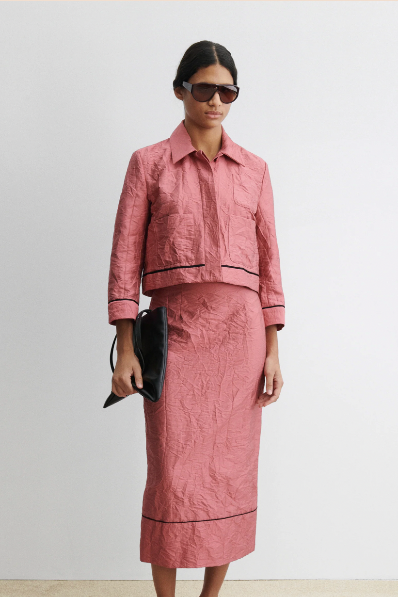Davison Jacket, Dark Pink