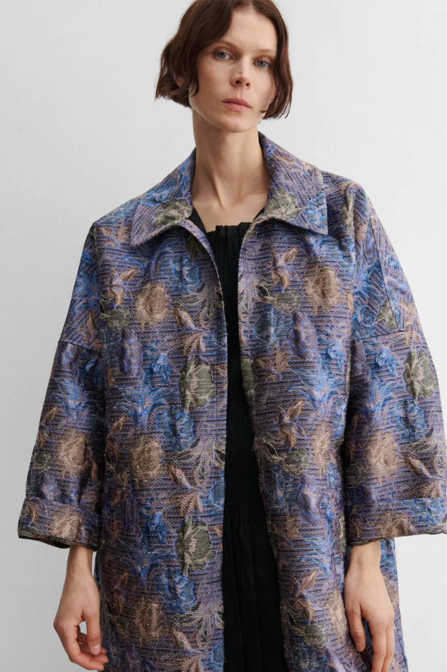 Escott Coat, Blue