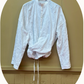 Wrap Shirt, White/Black