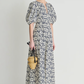 Sculpted Sabina Maxi, Tropical Midnight