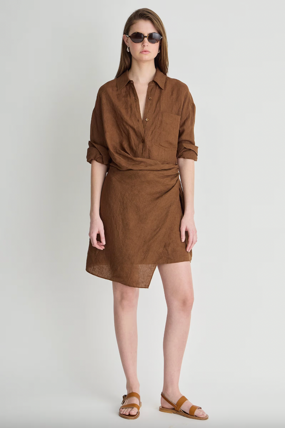 Alexia Wrap Mini, Toffee