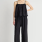 Embroidered Kari Pull On Pant, Black Black