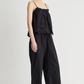 Embroidered Kari Pull On Pant, Black Black