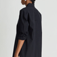Isolde Button Down, Black Black